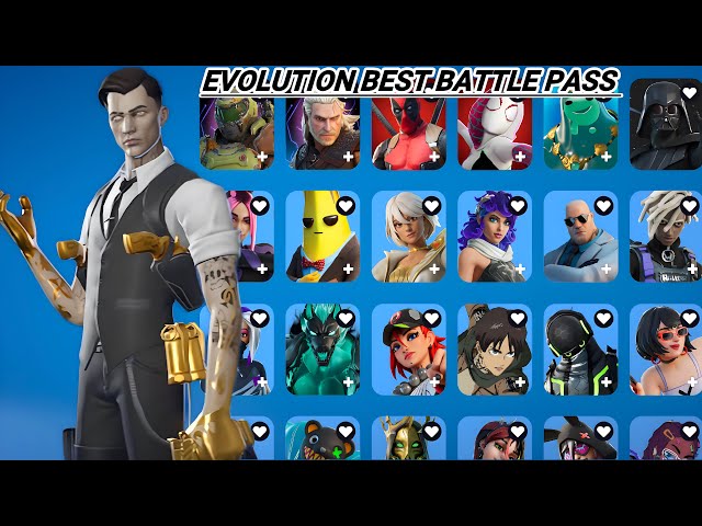 Evolution Best Battle Pass Showcase in Fortnite 2025