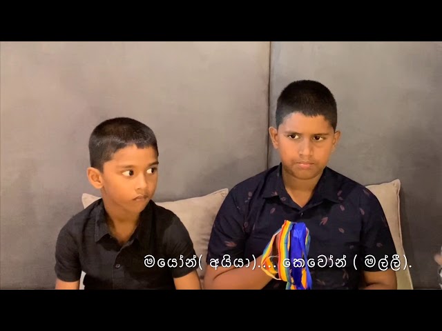 chad and Jedd.interviewing Mayon and kevon ( two youngest kayakers)මයෝන් සහ කෙවොන්ගේ ඉන්ටවිව් කිරීම