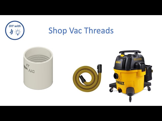 How to Create 3D Threads for Shop Vac Hoses in Fusion