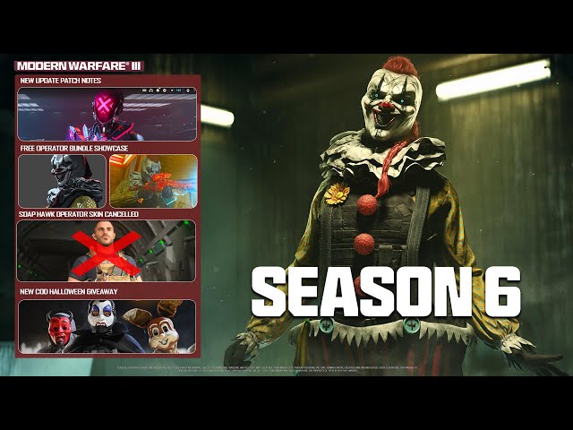 FREE Season 6 Calliope Operator Bundle, Soap Hawk Cancelled, & MORE! (Modern Warfare 3)