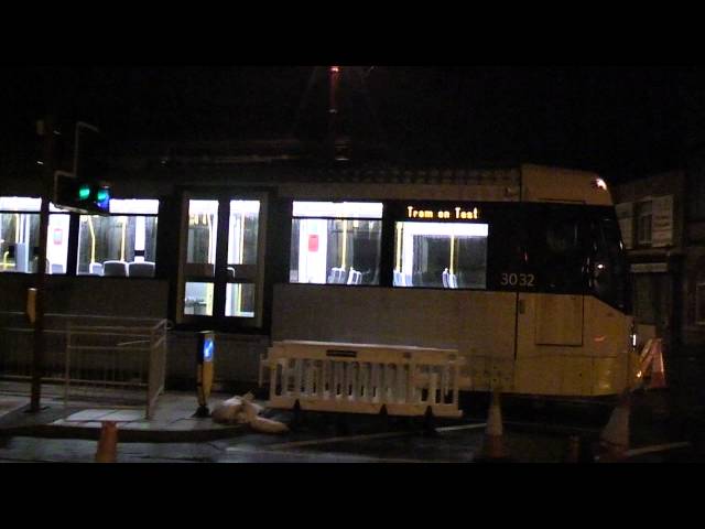 Metrolink - gauging tests at Droylsden