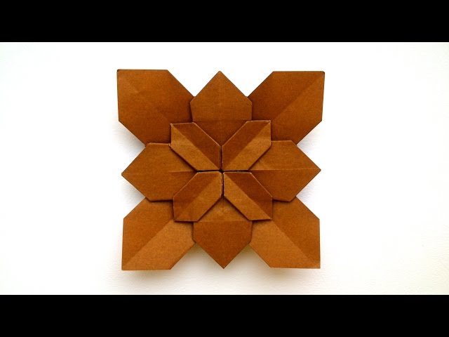 Origami Hydrangea (Shuzo Fujimoto) - Origami Tutorial