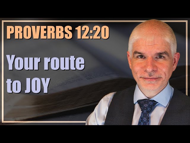 Planning for joy - Proverbs 12:20 | 2-minute daily bible meditation