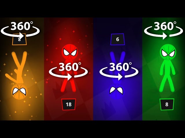 The Stickman MINIGAMES random Gameplay - Stickman Party 1 2 3 4 Player