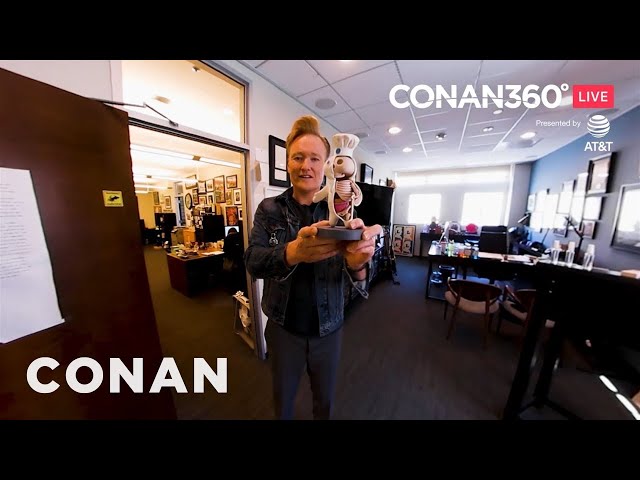 CONAN360° LIVE Highlight: Conan’s Office Tour | CONAN on TBS