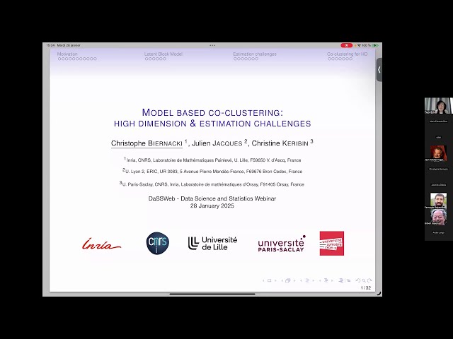 DaSSWeb | Model-based Co-Clustering: High Dimension and Estimation Challenges