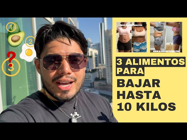 3 ALIMENTOS PARA BAJAR DE PESO RÁPIDO - 100% funciona