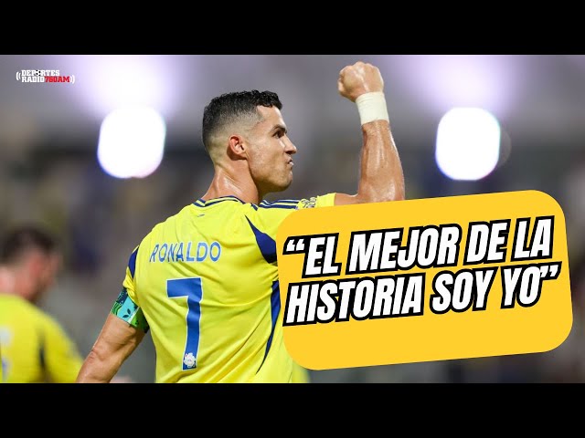 Cristiano RONALDO: "el MEJOR DEL MUNDO SOY YO" ¿Mejor que Messi, Maradona y Pelé?