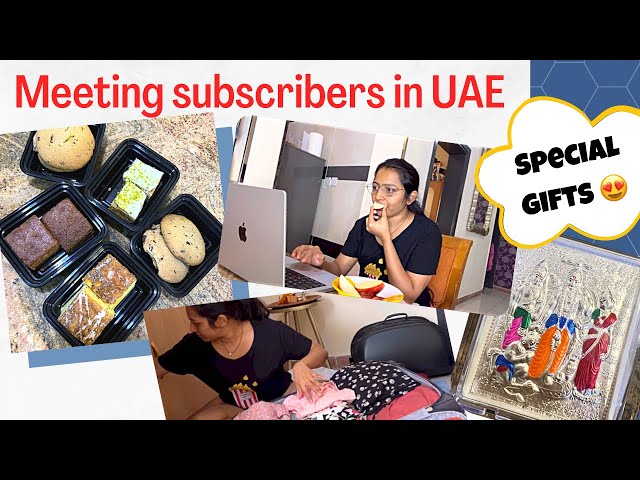 Selling household items & meeting subscribers in UAE 😊 Busy day but one of the best days ♥️