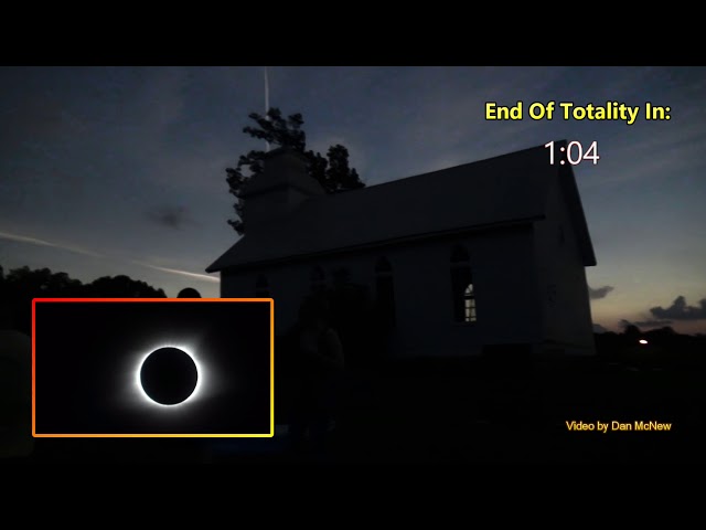 Total Solar Eclipse In A Cemetery - Shawnee National Forest - Southern Illinois