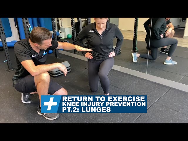 Knee pain and injury prevention when returning to exercise Pt.2 - Lunges | Tim Keeley | Physio REHAB