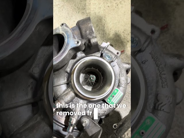 BMW turbo failure #BMW #BMWSpecialist #CarRepair #MechanicLife #GarageLife