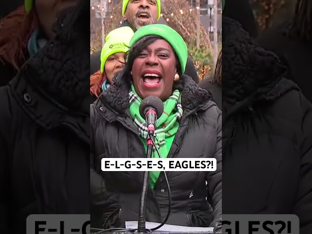 Philly mayor fumbles Eagles chant, goes viral