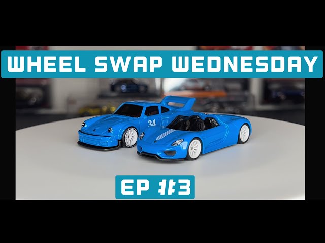 Hot Wheels Wheel Swap Wednesday Episode #3! Porsche X2 plus some lowering action!