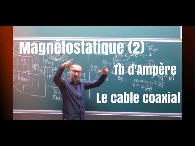 MP/PSI/PC- Magnétostatique-Théorème d'ampère (2/5)-  Cable coaxial