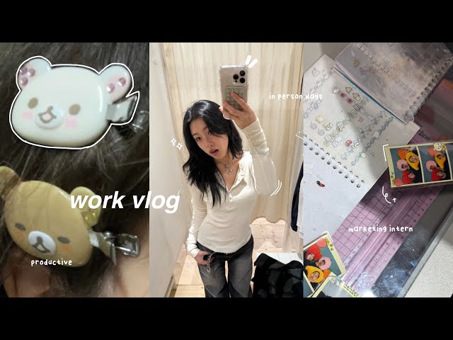 PRODUCTIVE work vlog: markting meetings, in-person office day, fun days in Boston ✶⋆.˚꩜