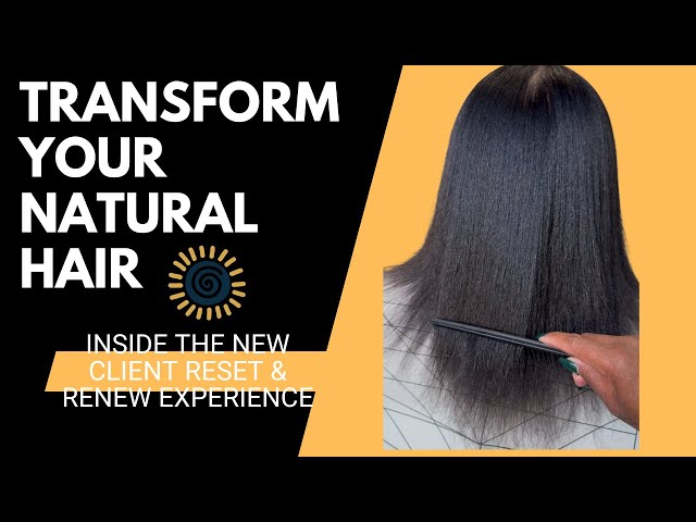 Transform Your Natural Hair: New Client Reset & Renew Experience