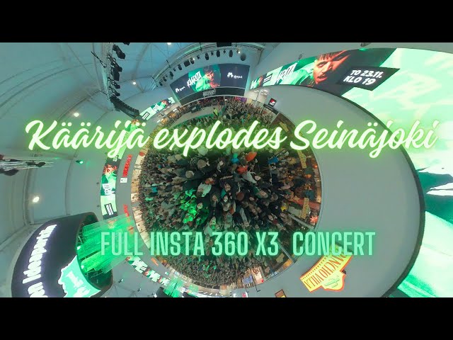 Käärijä Live Extravaganza: Ideapark Takeover! 🌟🎸 | Full Concert,Vibes, crazy Fans and insta 360 x3!