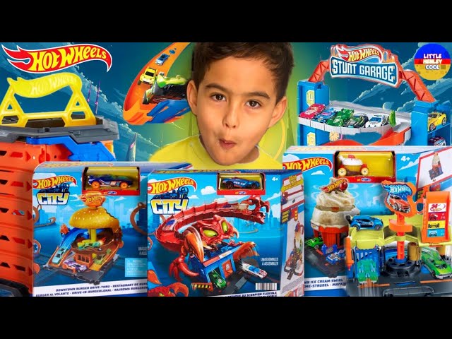 Littlehenleycool builds and plays with hot wheels city!