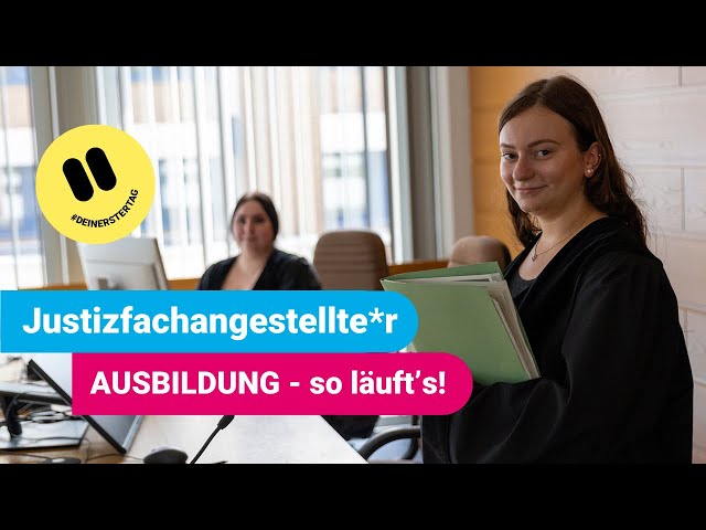 Justizfachangestellte*r (Justiz.NRW) | Ausbildung in 360°| DEIN ERSTER TAG