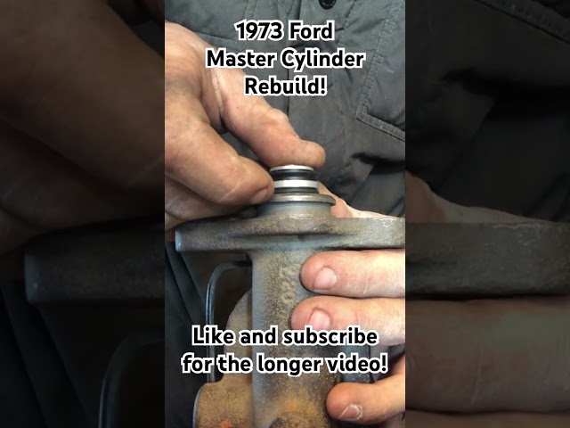 1973 Ford Master Cylinder Rebuild #fordpinto