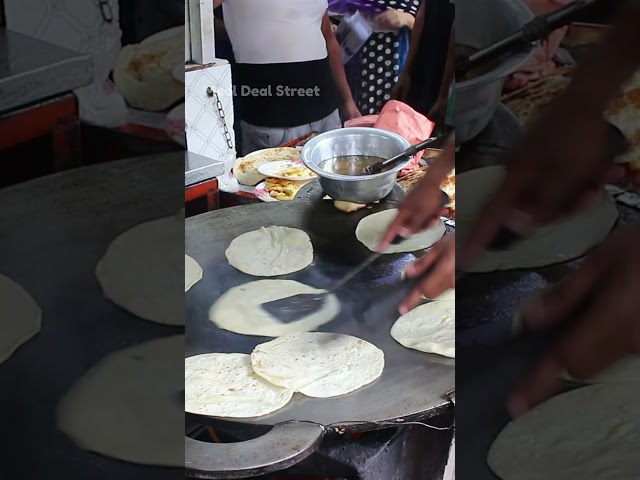 Super Fast Paratha Making in Tawa  | Best Food Videos #shorts #shortvideo #food