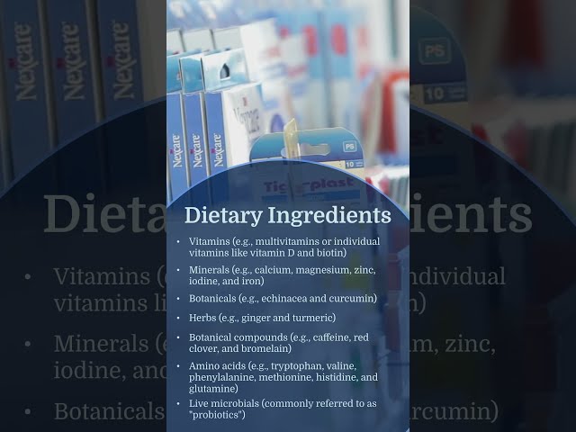 What Is a Dietary Supplement? #vitamin #supplements