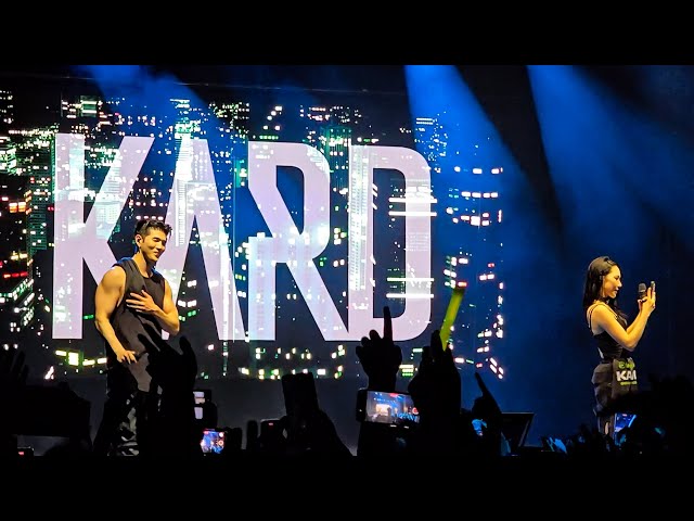 KARD Concert in Sydney - FANCAM Highlights | 'PLAYGROUND' KARD OCEANIA TOUR 2024 | 10 March 2024