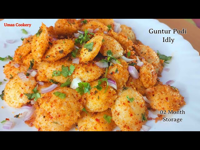 Guntur Podi Idly / Andhra Style karam podi / Mini Podi Idli /  Idli Podi in Tamil / Gun Powder