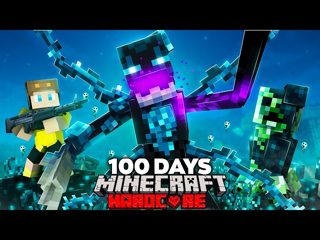 I Survived 100 Days in a SCULK INFECTION Minecraft Mod