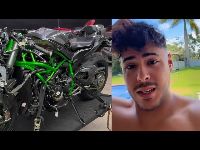 ONDE FOI PARAR A KAWASAKI H2 DO RENATO GARCIA APÓS O ACIDENTE