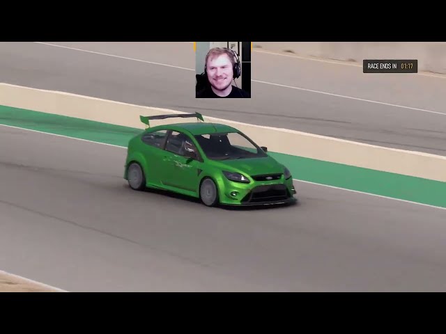 Ford Focus in B Class at Laguna Seca! DW Makes a Big Brain Play!