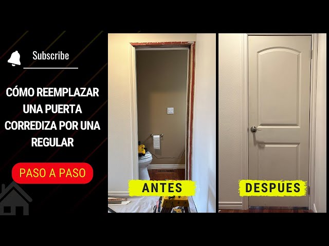 🚪✨ Cómo Remover una Puerta Corrediza e Instalar una Puerta Regular | Guía Paso a Paso 🔧🏠