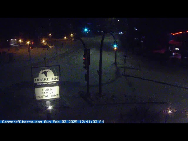 Railway Avenue Livecam, Canmore, Alberta