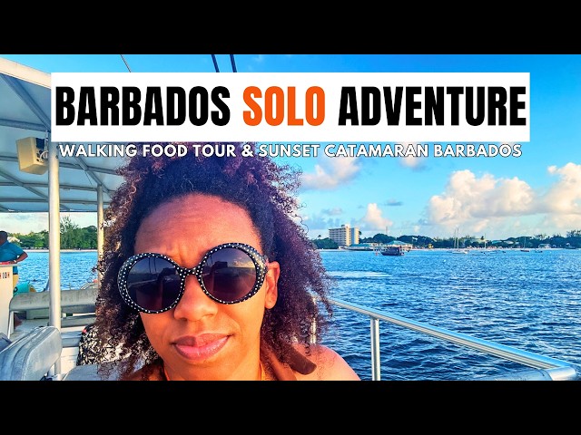 Barbados Solo Adventure: Walking Food Tour & Sunset Catamaran in Barbados