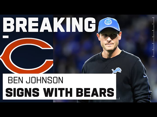 BREAKING NEWS: Ben Johnson signs with the Bears as their new head coach