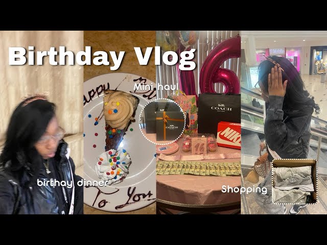 Sweet 16 BIRTHDAY Vlog [Dinner, Birthday Haul, Shopping, etc.]