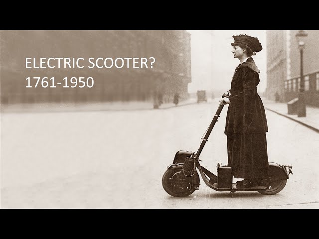 Electric kick scooter - two hundred years of inventions (part 1 from 1761 to 1950) (eng ukr sub)