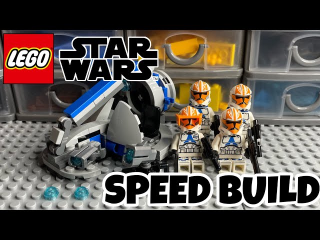 Build with me Lego Star Wars 332nd Clone Trooper Battle Pack!