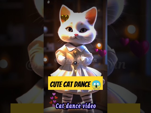 Cute_cat_dance_❤ #shortsfeed #shorts #catdance #cute #cutebaby