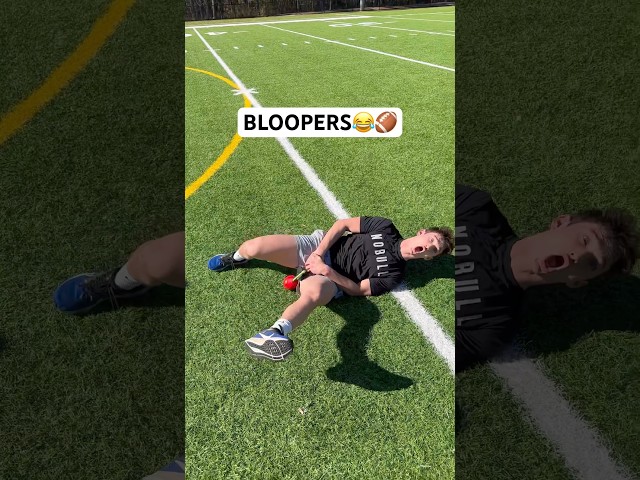 Blue42 BLOOPERS of the menacing whistler🏈😂 #football #sports #stunt #comedyskit #funny #throw