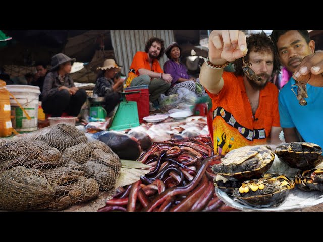 The most impressive street market I have ever visited: CAMBODIA