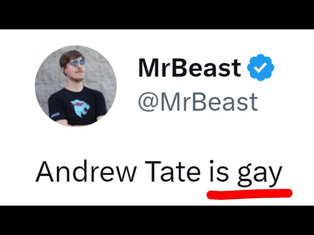 MrBeast Trolled Andrew Tate