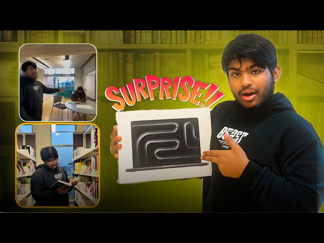 Surprised with a MacBook Pro + Exploring an American Library!