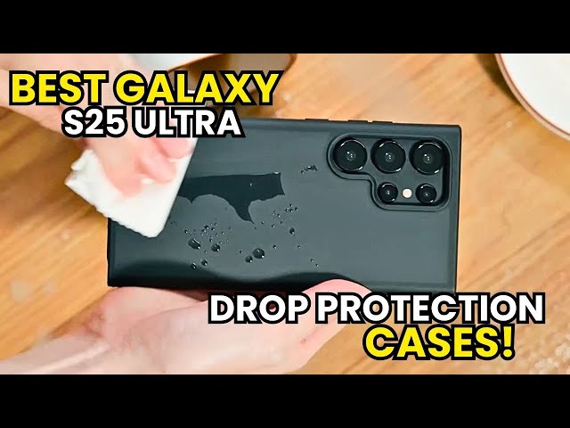 Top 5 Best Samsung Galaxy S25 Ultra Drop Protection Cases 2025!✅✌👌🔥🔥