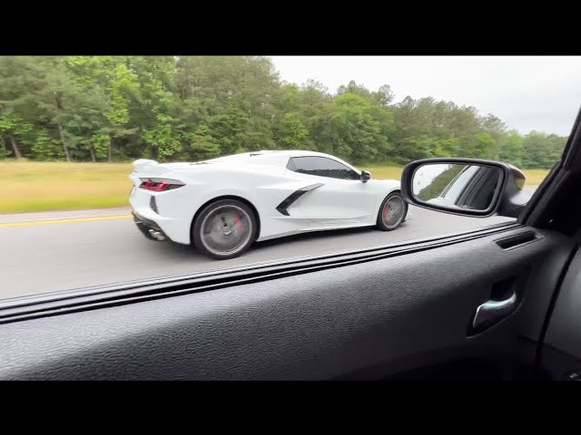 *INSANE POV DRIVE* CUTTING UP IN TRAFFIC WITH *CORVETTE STINGRAY Z51*