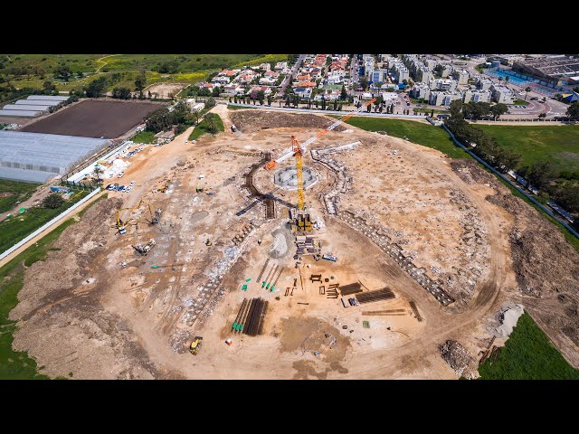 Work presses on at the site for the Shrine of ‘Abdu’l-Bahá | BWNS