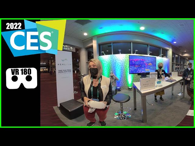 VR 180 3D CES 2022 Healium VR /AR  Visualize Your Feelings