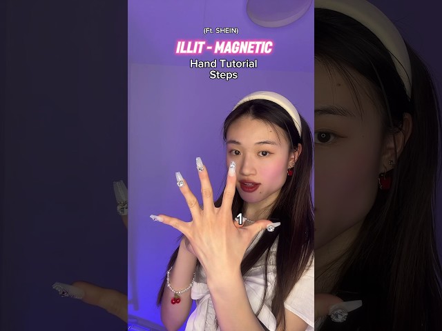 Rate the difficulty of this hand movement 🫠 Song: Magnetic by iLLIT #kpop #magnetic#Tutorial #illit