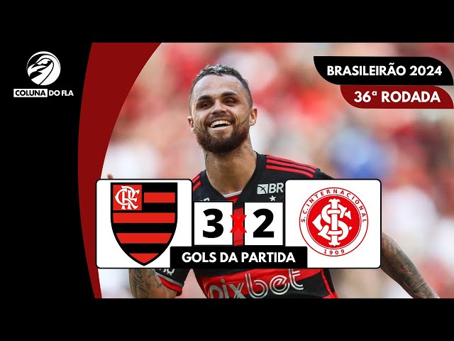 FLAMENGO 3X2 INTERNACIONAL - GOLS DA PARTIDA - NARRAÇÃO RAFA PENIDO | BRASILEIRÃO 2024